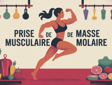 Illustration prise de masse femme salle sport