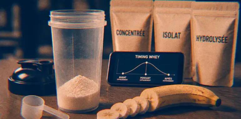 Quand prendre de la whey : timing idéal, shaker et objectifs