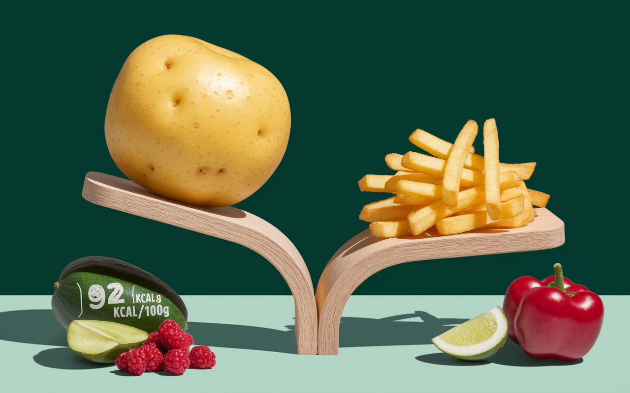 balance aliments calories regime au pomme de terre