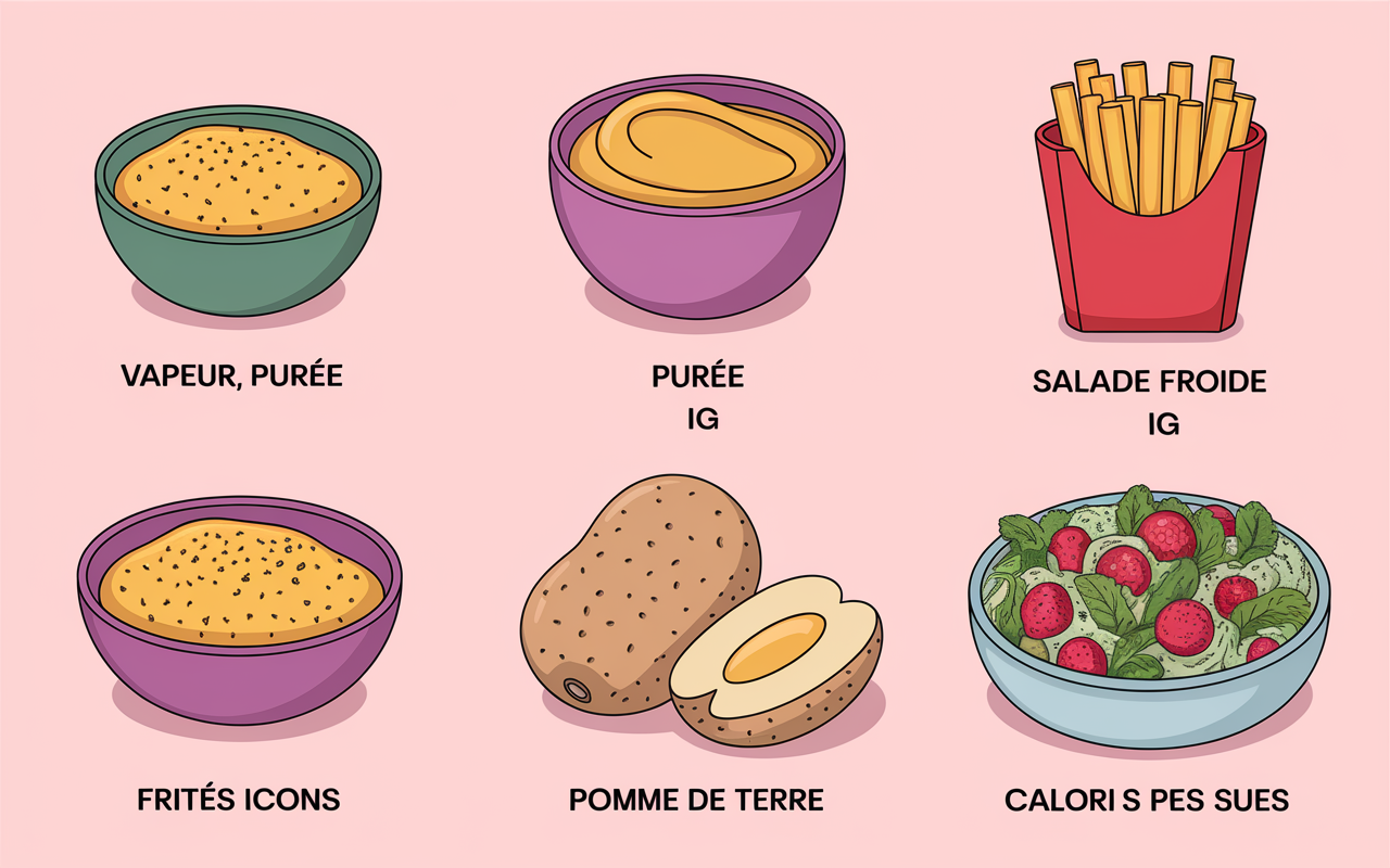 tableau cuisson ig regime au pomme de terre