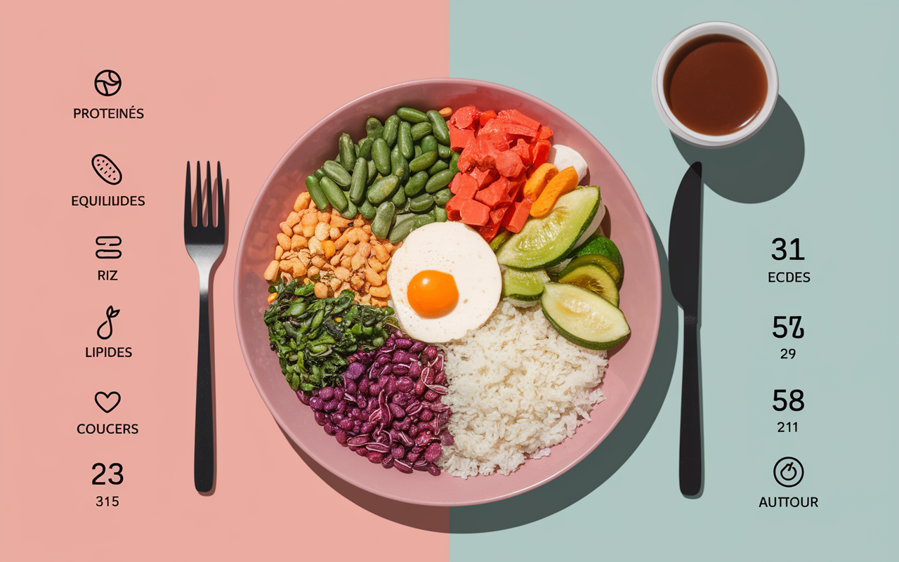 regime vegetarien pour perdre 10 kilos nutriments assiette