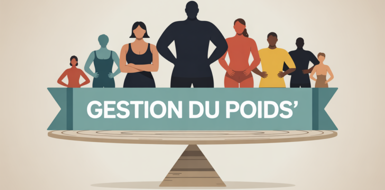Illustration gestion du poids se peser tous les jours