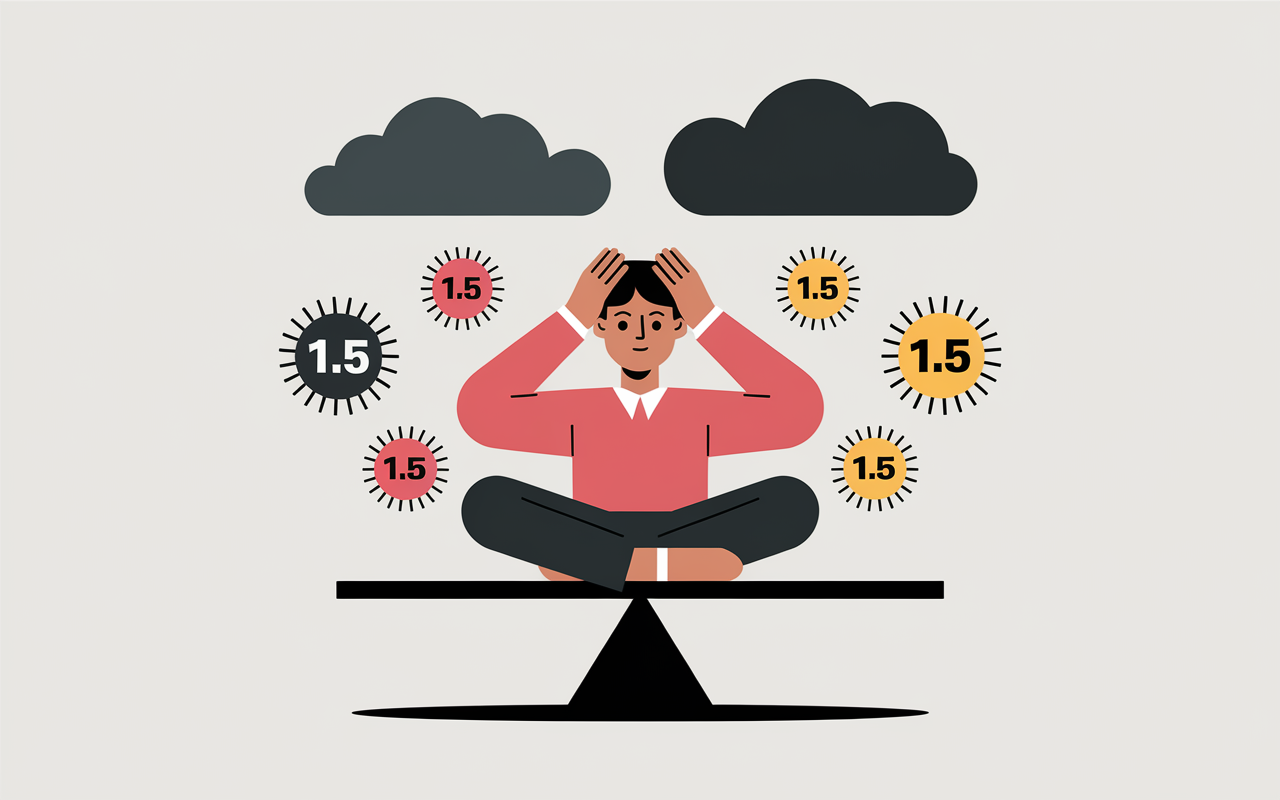Risques et effets se peser tous les jours illustration