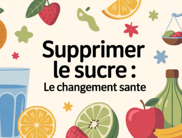 Fond clair avec fruits verre eau balance, supprimer le sucre de son alimentation