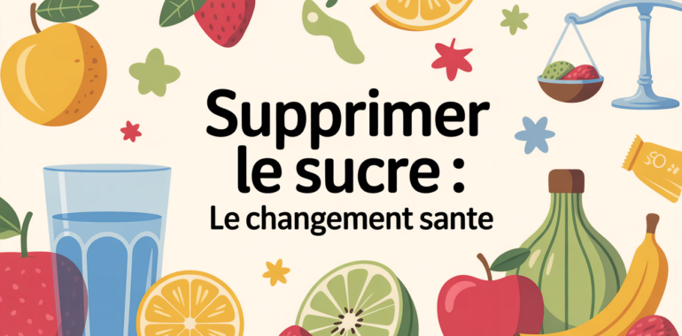 Fond clair avec fruits verre eau balance, supprimer le sucre de son alimentation