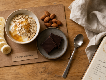 Aliment qui donne de l energie rapidement : banane, miel et chocolat