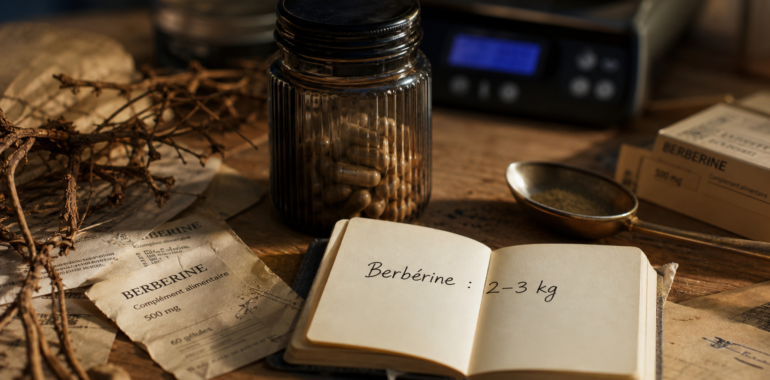 Berberine perte de poids : 2 à 3 kg possibles, compléments