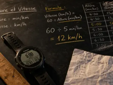 Convertir allure en km/h : calcul min/km à km/h