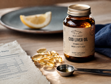 L huile de foie de morue : flacon vitamines A D et oméga 3