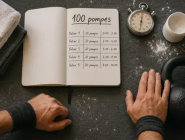 Objectif 100 pompes : 45° aux coudes, test initial et paliers