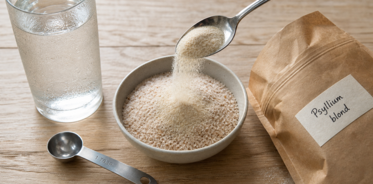Psyllium blond en poudre versé, fibres et mucilages, psyllium c est quoi