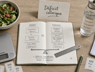 Que es deficit calorico : manger 300-500 kcal de moins