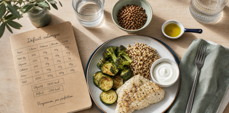 Assiette protéines et fibres pour que faut il manger pour perdre du poids