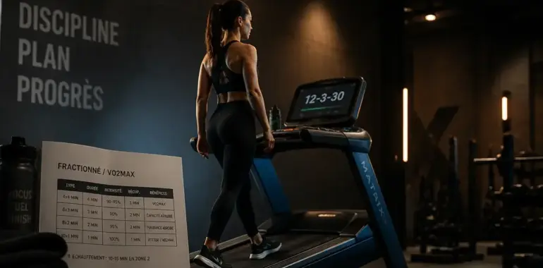 Exercice tapis de course : marche inclinée pour brûler des calories