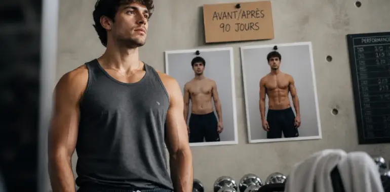Musculation avant apres : résultats réels en 90 jours