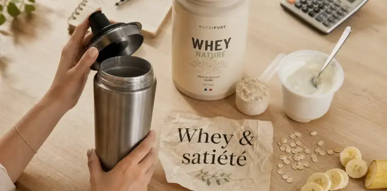 Protéine whey pour maigrir femme avis : satiété et isolate whey