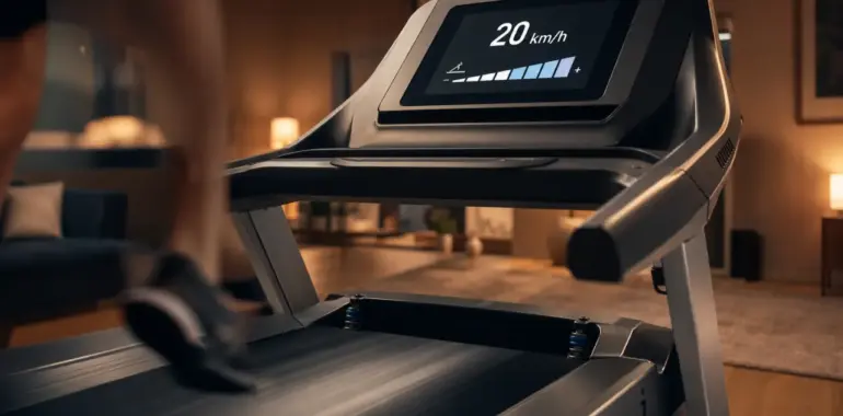 tapis de course 20 km h pour courir vite en stabilité