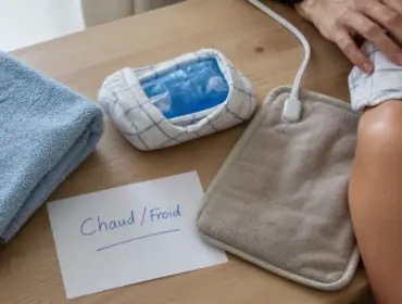Tendinite épaule chaud ou froid : poche froide puis chaleur pour 15 minutes
