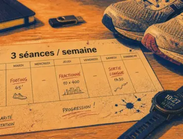 Courir 3 fois par semaine résultat : planning 3 séances footing fractionné sortie longue
