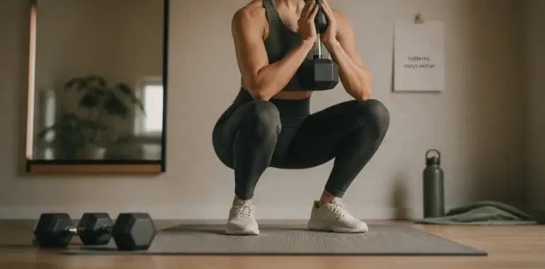 Exercices avec haltères pour muscler tout le corps