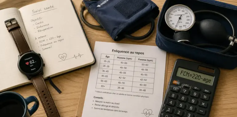 Fréquence cardiaque normale en fonction de l’âge : repère au repos et à l’effort