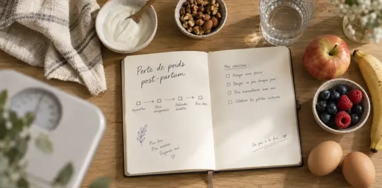 Perdre ses kilos de grossesse : régime trop tôt freine la récupération post-partum