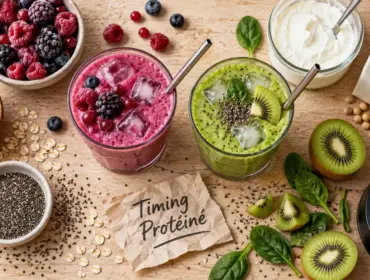 Smoothie proteine sport 30 g : récupérer, tenir ou prendre de la masse